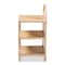 Baxton Studio Redell Modern Bohemian Natural Brown Rattan 3-Tier Display Shelf 207-12687 - alternate 8